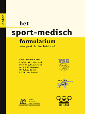 cover image of Het sport-medisch formularium